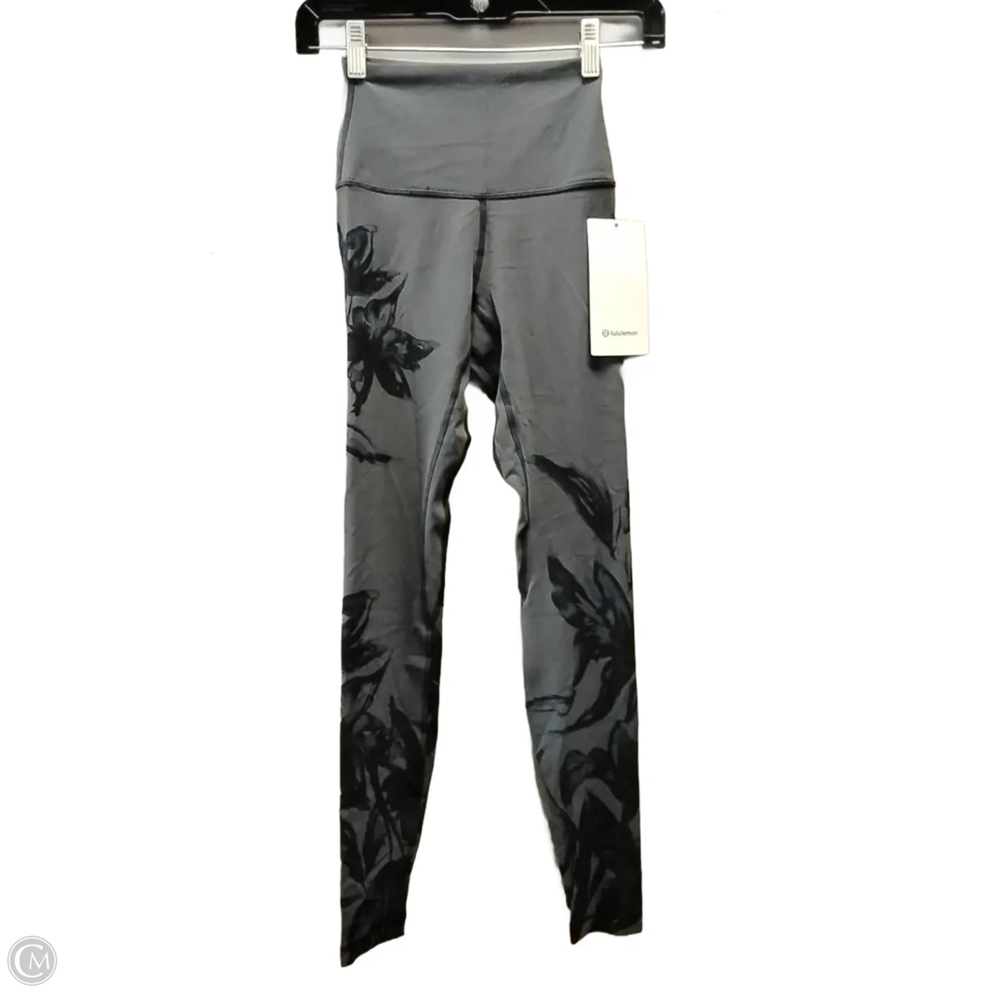 Athletic Leggings By Lululemon In Grey, Size: 2