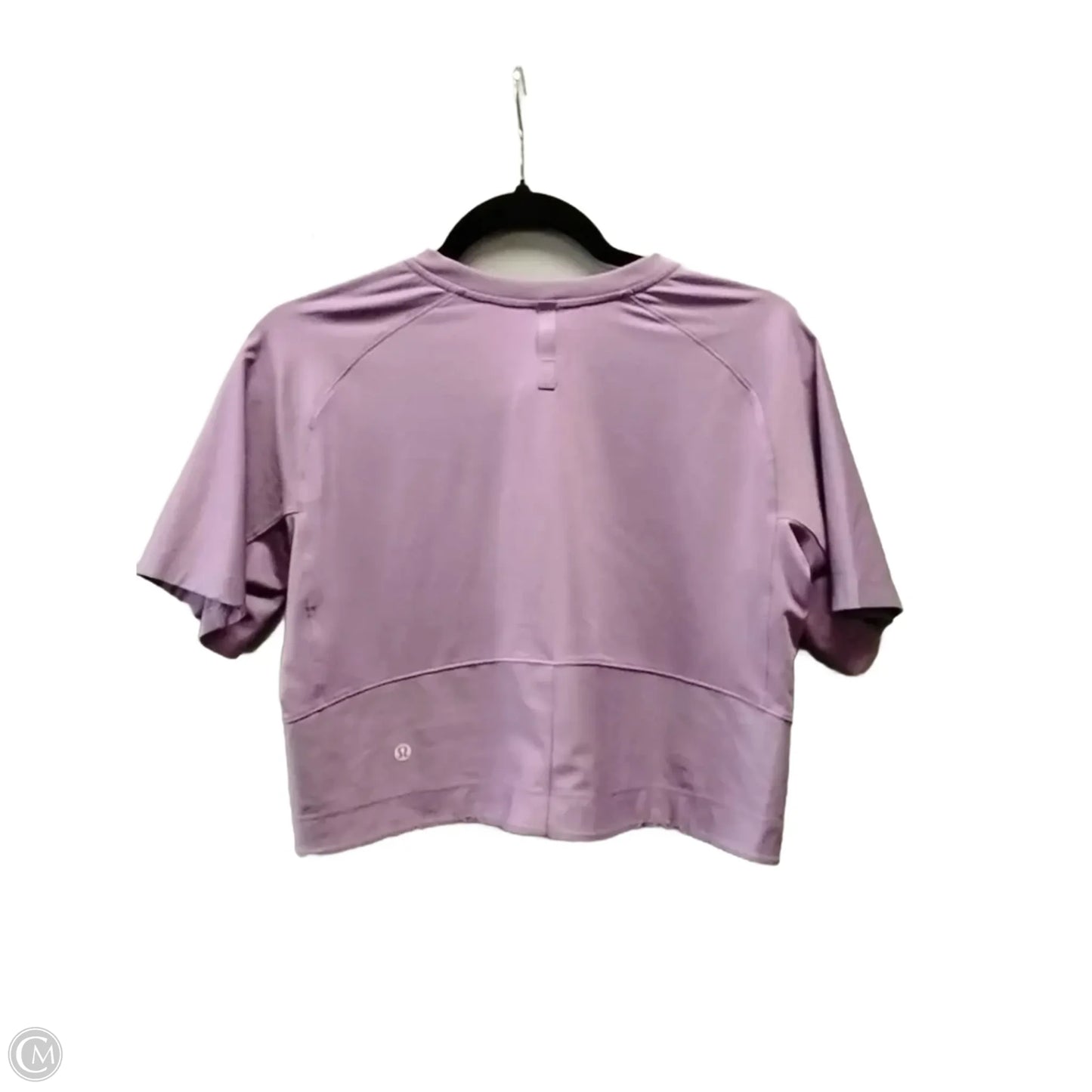 Athletic Top Short Sleeve By Lululemon In Purple, Size: 2