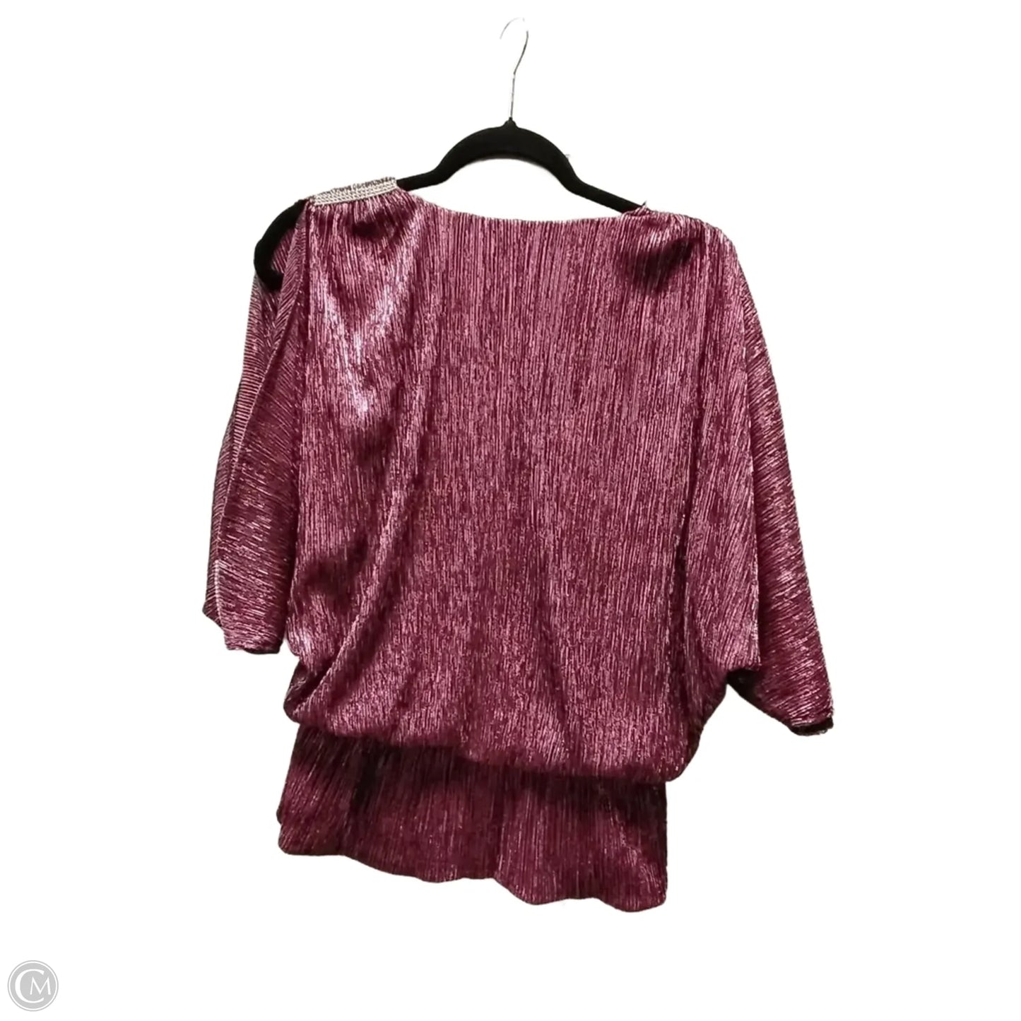 Blouse Long Sleeve By Chaus In Purple, Size: M