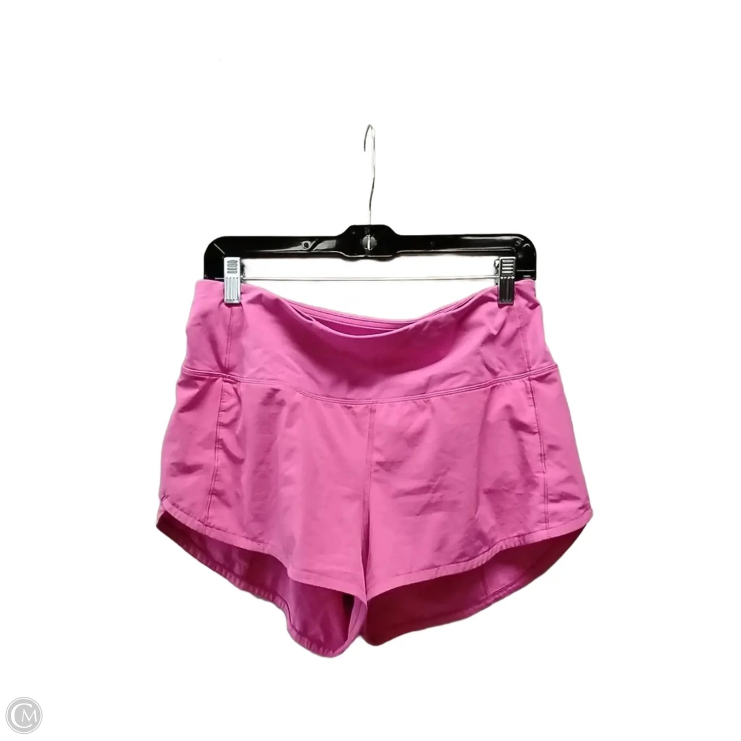 Athletic Shorts By Lululemon In Pink, Size: 8