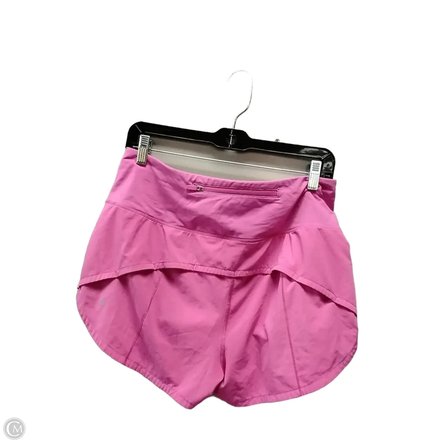 Athletic Shorts By Lululemon In Pink, Size: 8