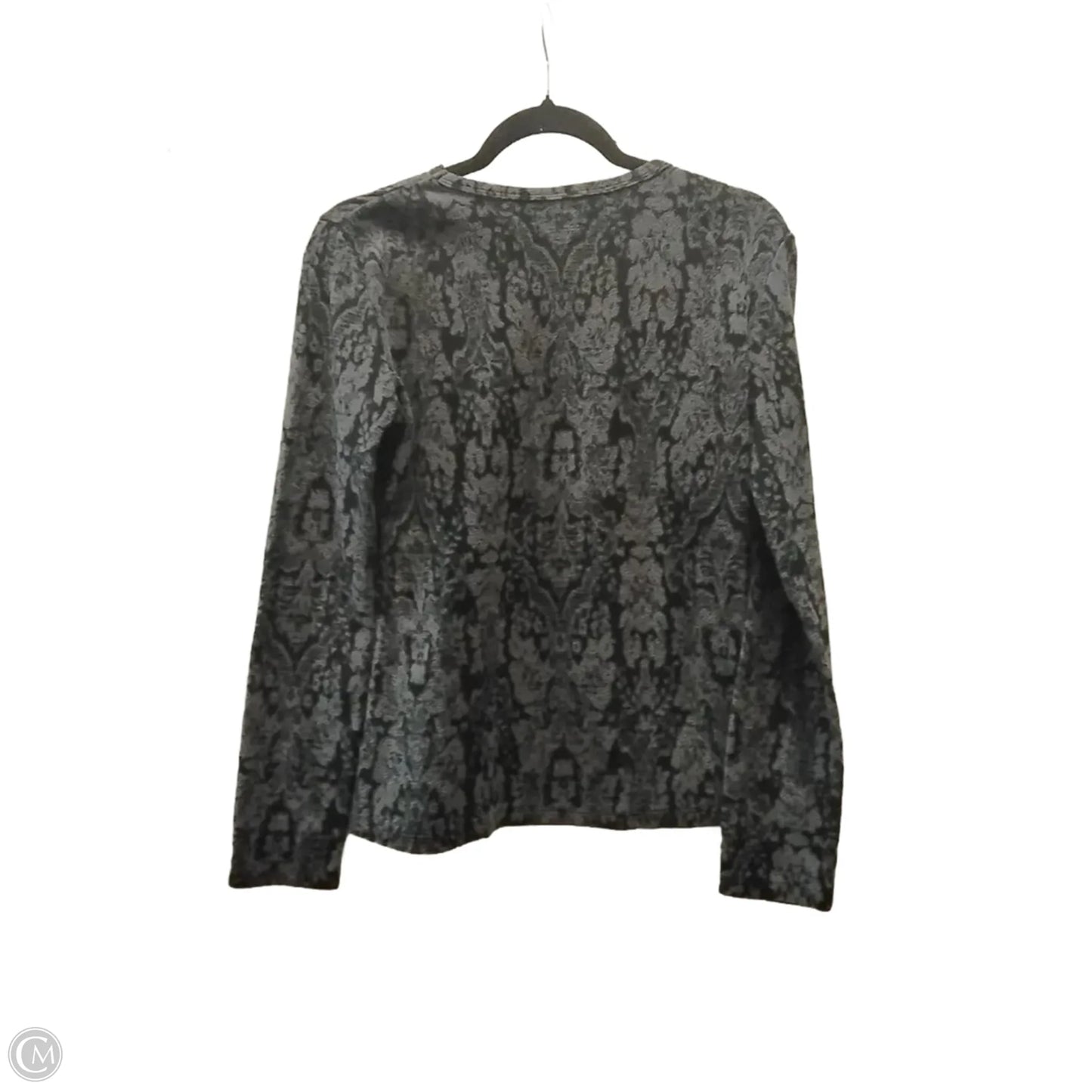 Top Long Sleeve By Cuddl Duds In Black, Size: M