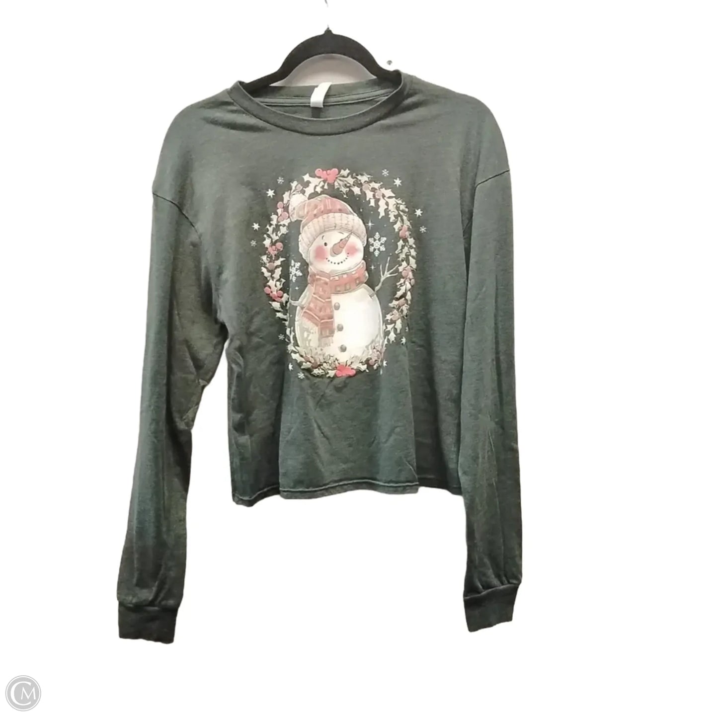 Top Long Sleeve By Clothes Mentor In Green, Size: M