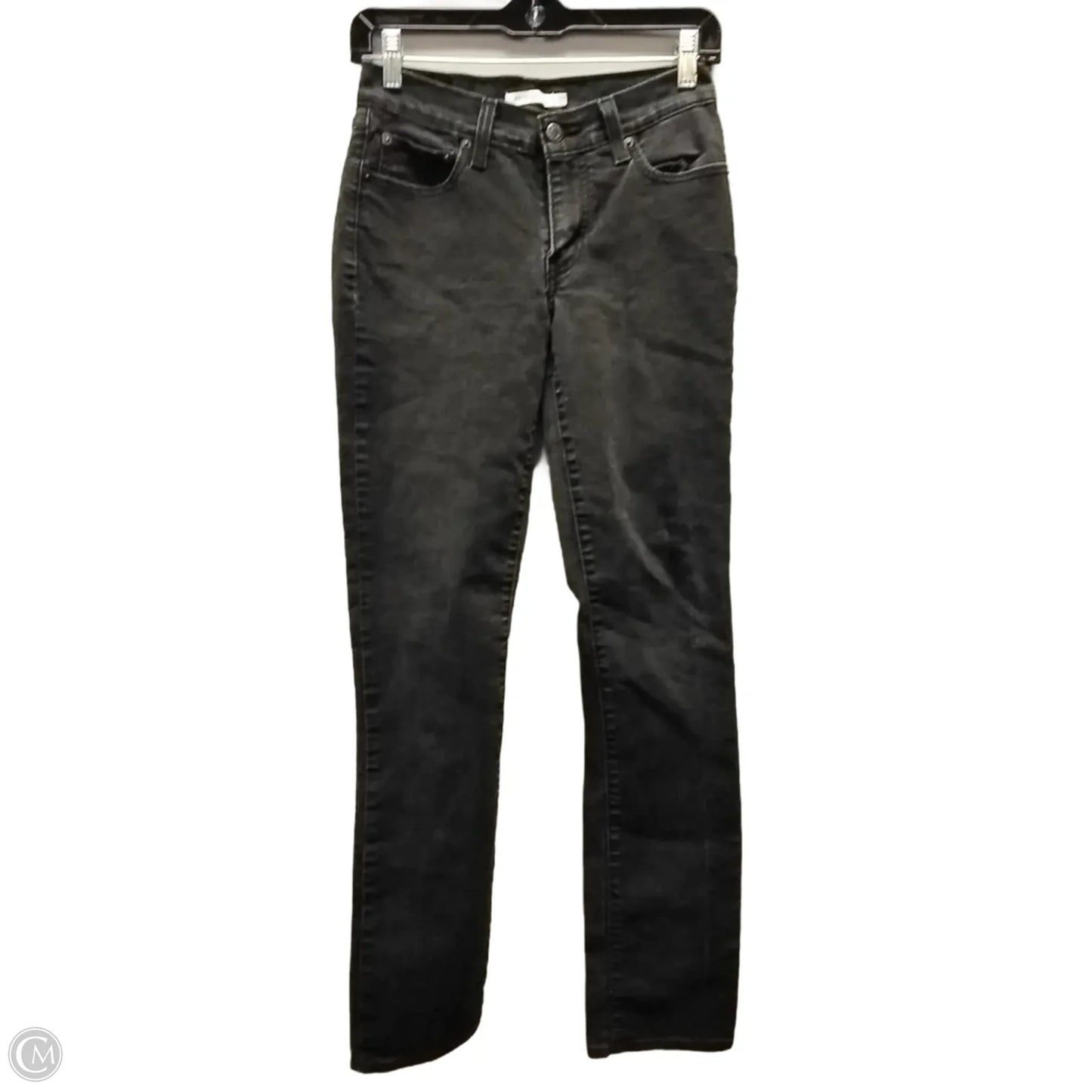 Jeans Straight By Levis In Black, Size: 0