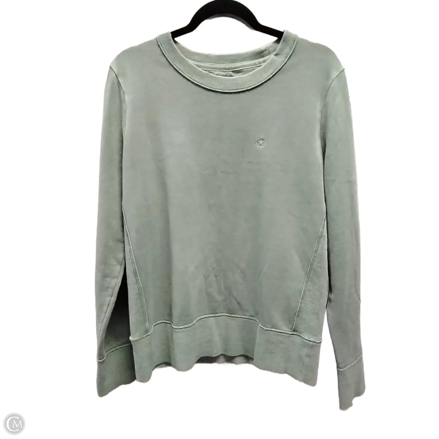 Sweatshirt Collar By Converse In Green, Size: Xl
