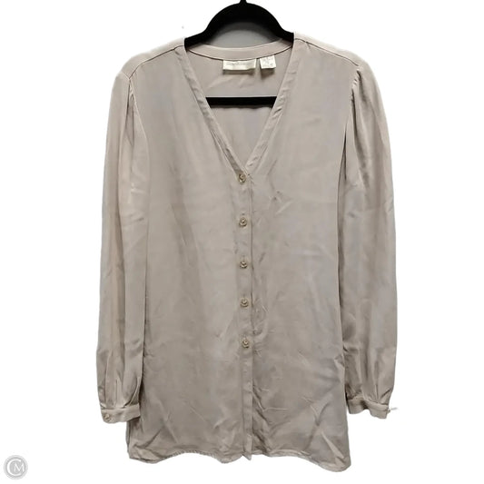 Top Long Sleeve By Dana Buchman In Pink, Size: 4