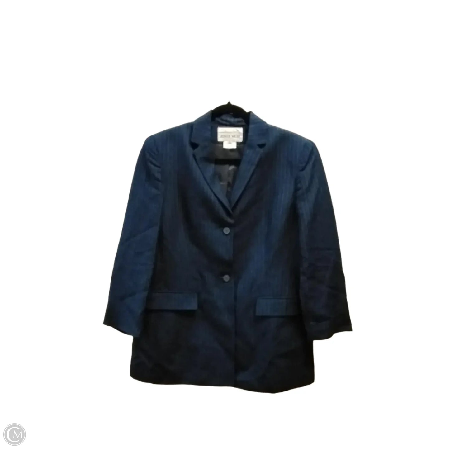 Blazer By Jones Wear In Blue, Size: 10