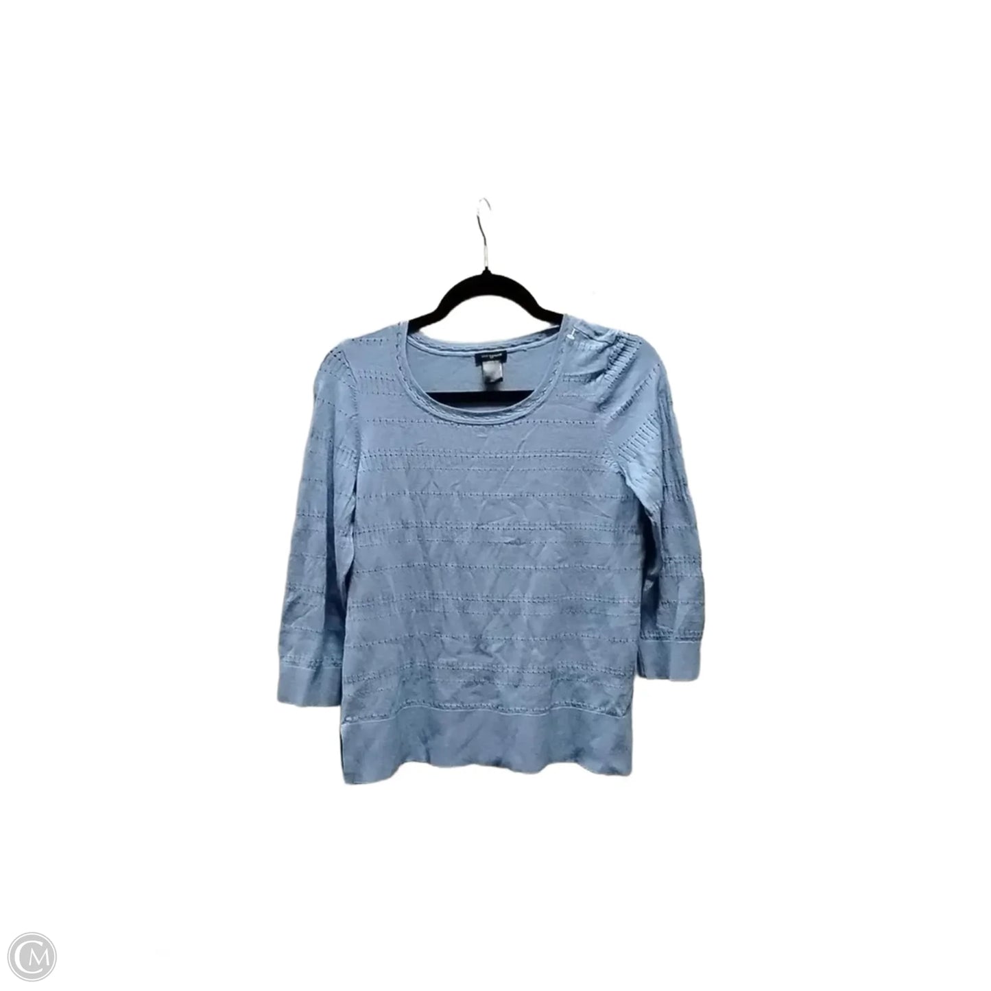 Top Long Sleeve By Ann Taylor In Blue, Size: M