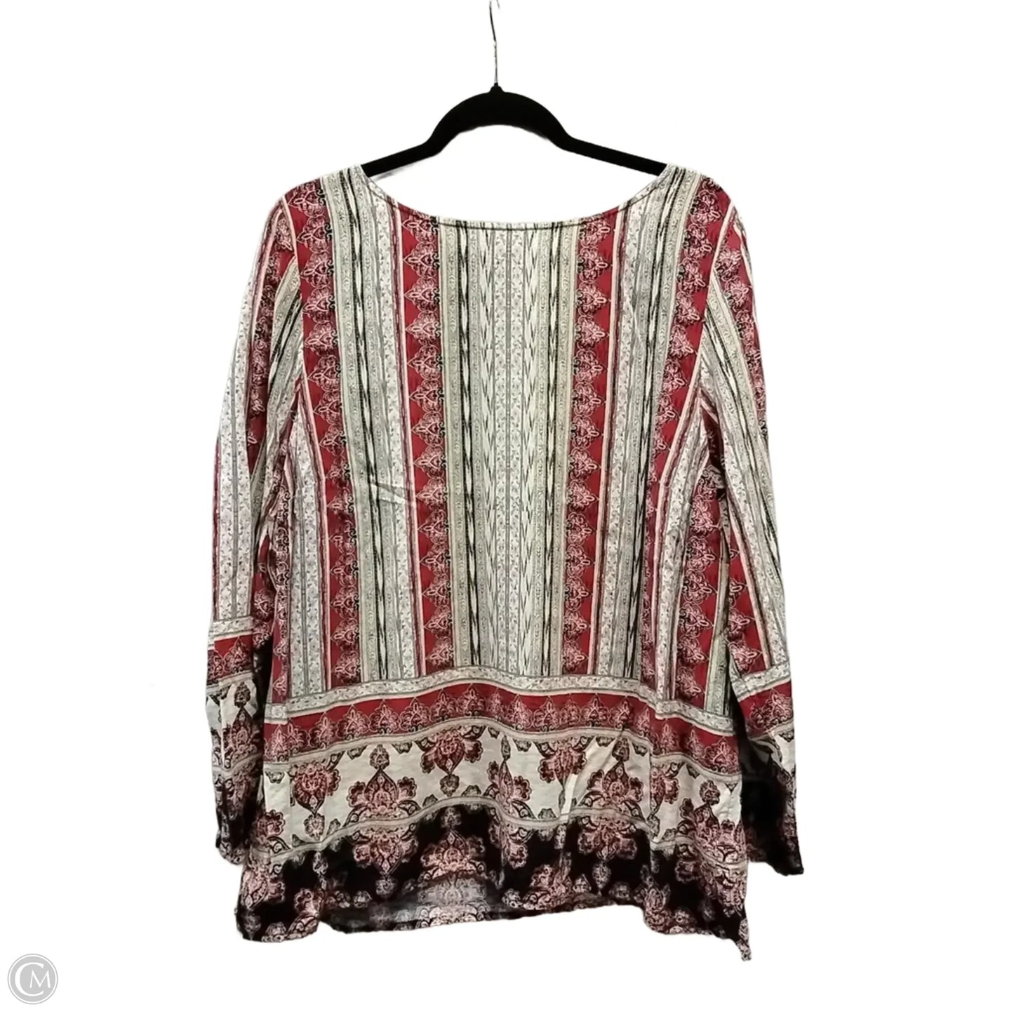 Top Long Sleeve By J. Jill In Striped Pattern, Size: Xl