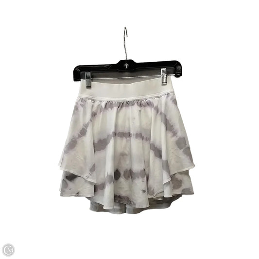 Athletic Skort By Lululemon In White, Size: 4