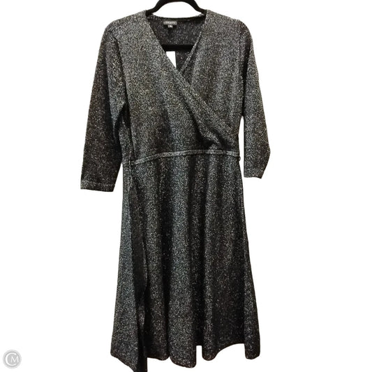 Dress Party Midi By Talbots In Black, Size: M