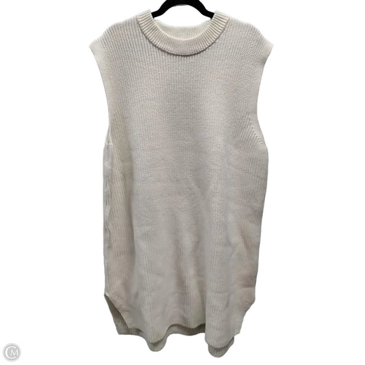 Dress Sweater By H&m In White, Size: Xl