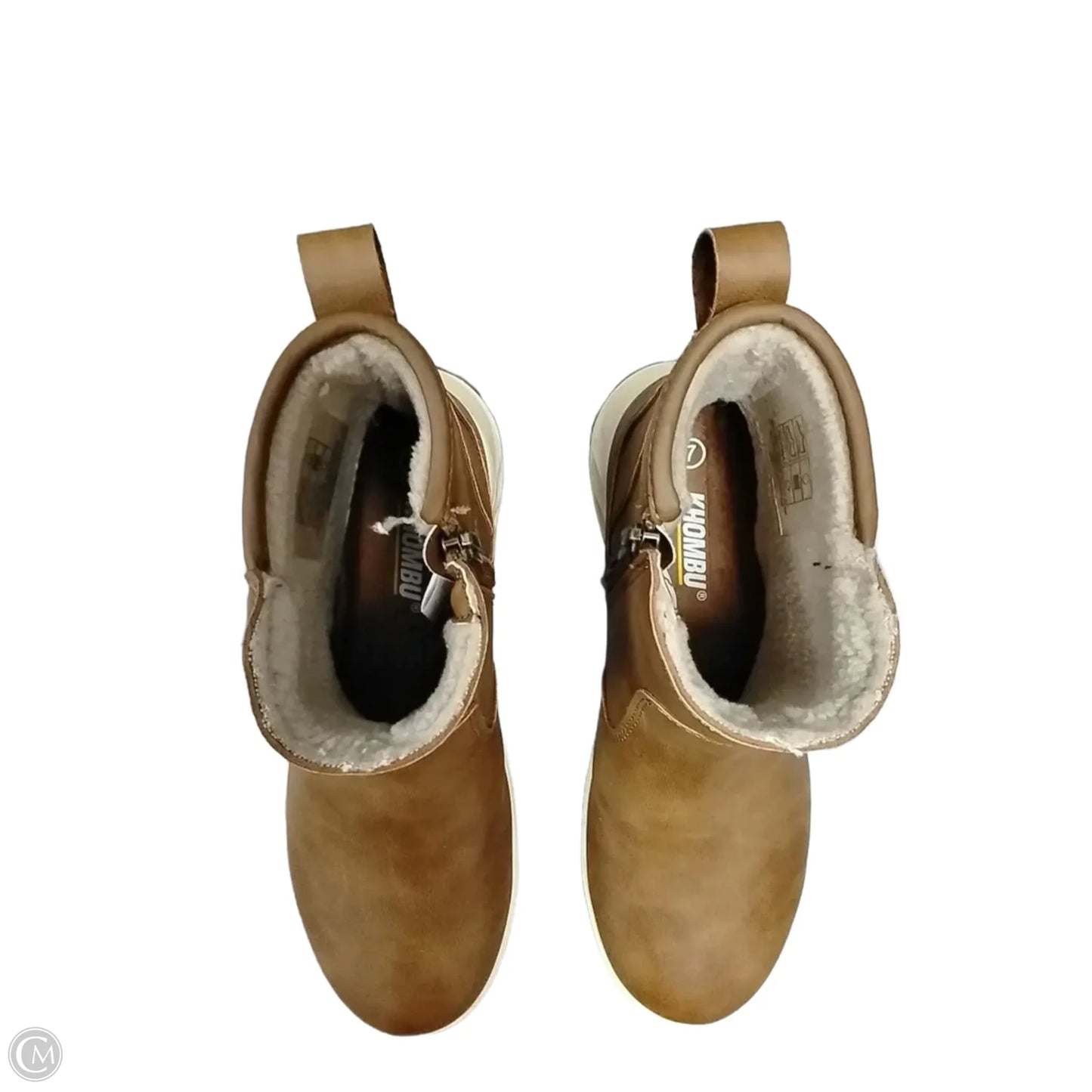 Boots Snow By Khombu In Brown, Size: 7