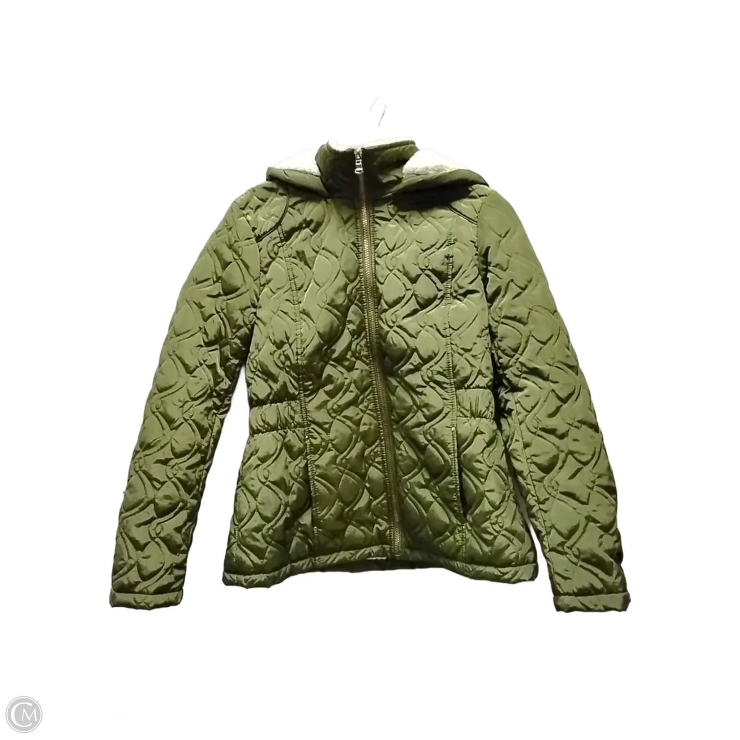 Coat Puffer & Quilted By Ci Sono In Green, Size: M