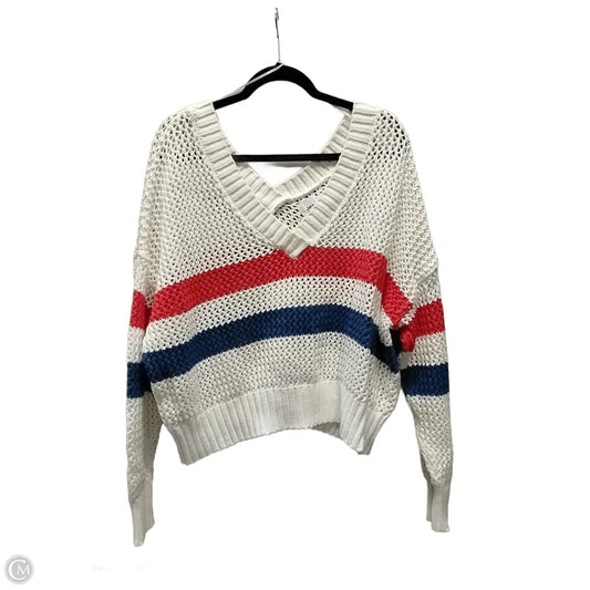Sweater By Joy Lab In White, Size: Xl