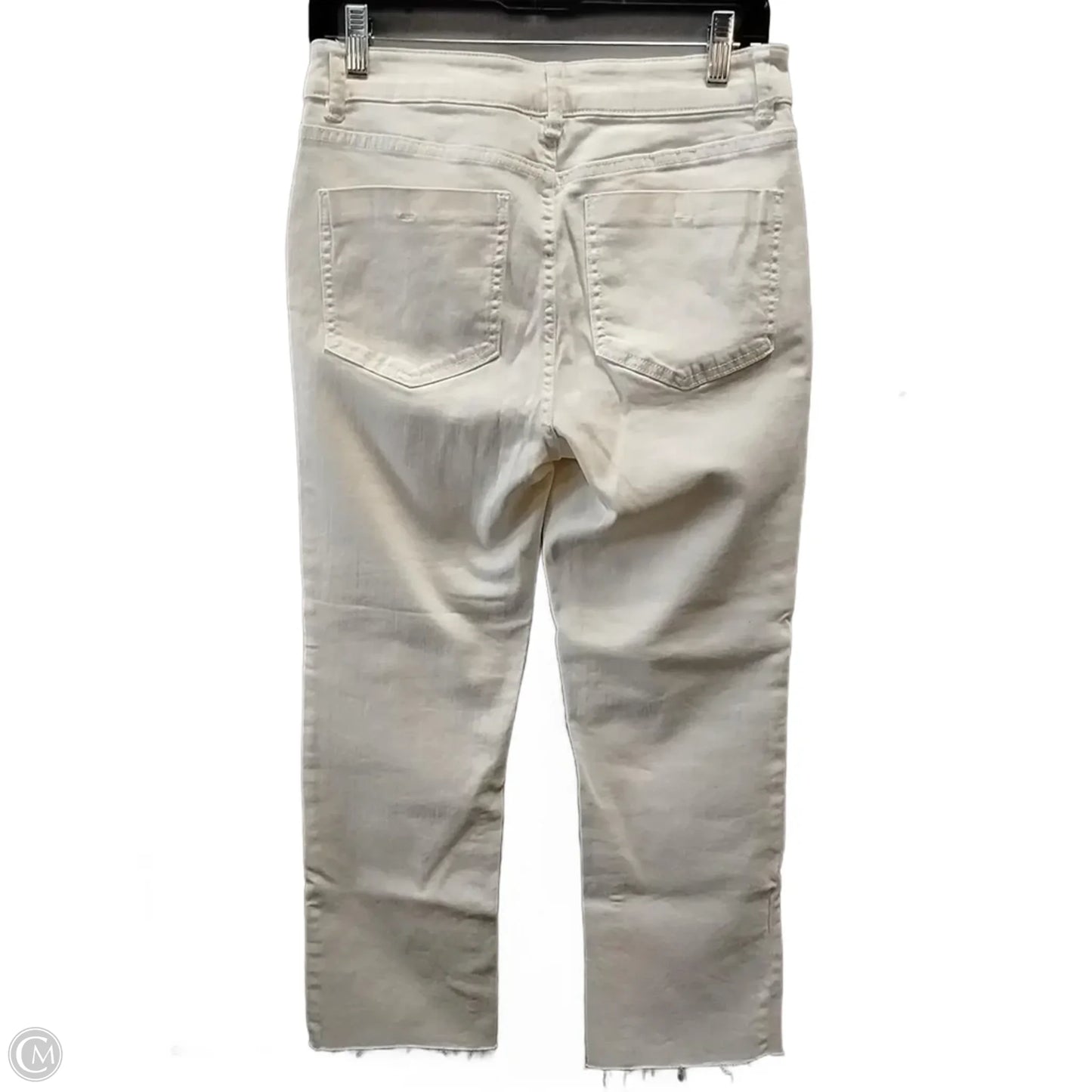 Jeans Wide Leg By Oat In White, Size: 6