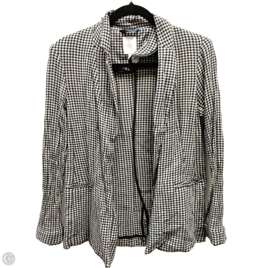 Top Long Sleeve By Clothes Mentor In Plaid Pattern, Size: Xs