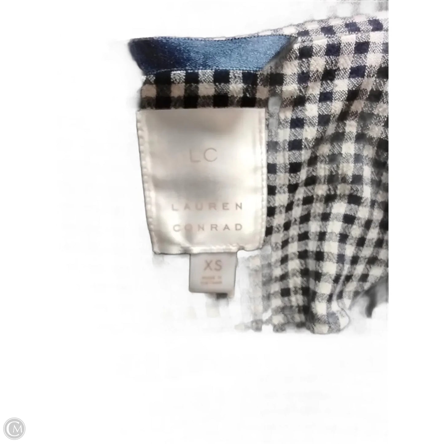 Top Long Sleeve By Clothes Mentor In Plaid Pattern, Size: Xs