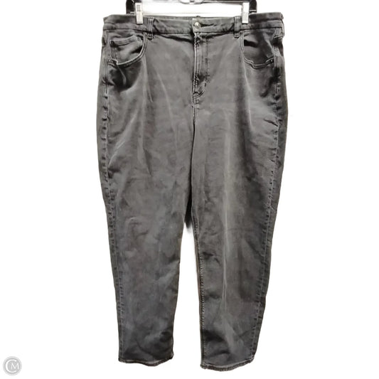 Jeans Wide Leg By American Eagle In Black, Size: 20