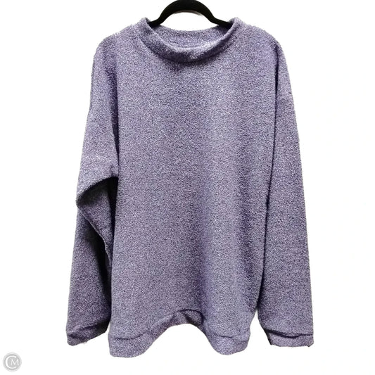 Sweater By Clothes Mentor In Purple, Size: Xxl