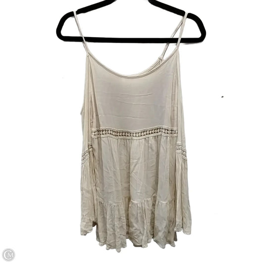 Top Long Sleeve By Clothes Mentor In Cream, Size: L