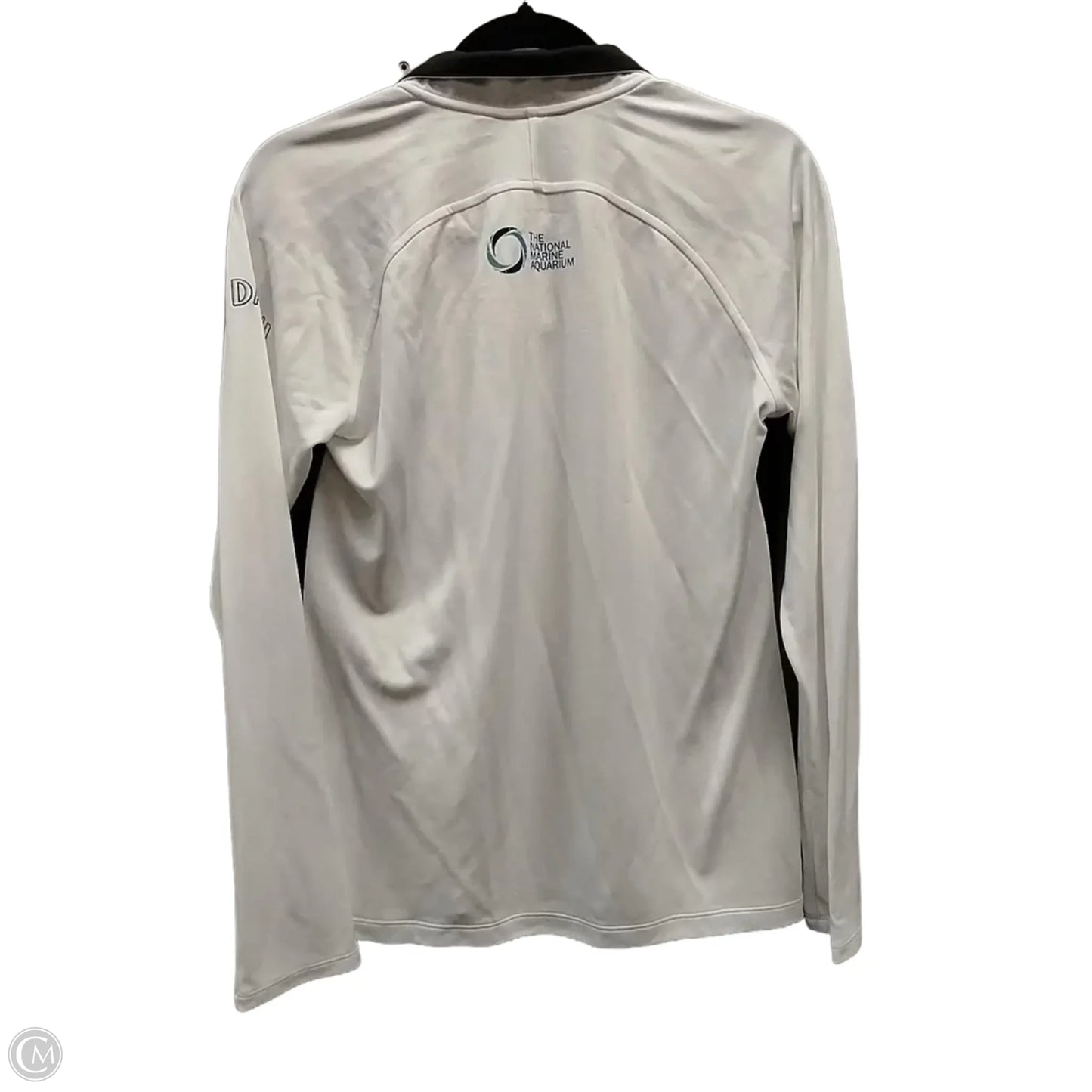 Athletic Jacket By Adidas In White, Size: M