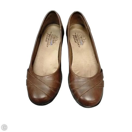 Shoes Flats By Clothes Mentor In Brown, Size: 6