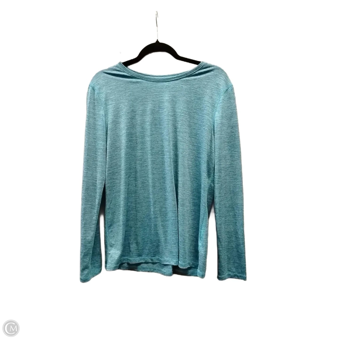 Athletic Top Short Sleeve By Athleta In Blue, Size: L