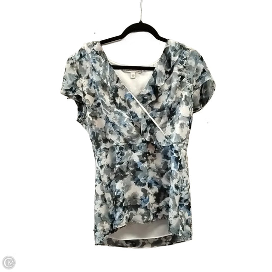 Top Short Sleeve By Banana Republic In Multi-colored, Size: 10