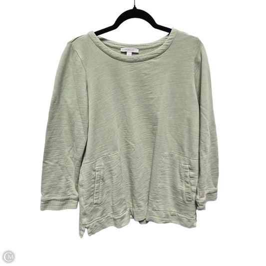 Sweatshirt Crewneck By Pure Jill In Green, Size: M
