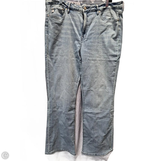 Jeans Boot Cut By Seven 7 In Blue Denim, Size: 16