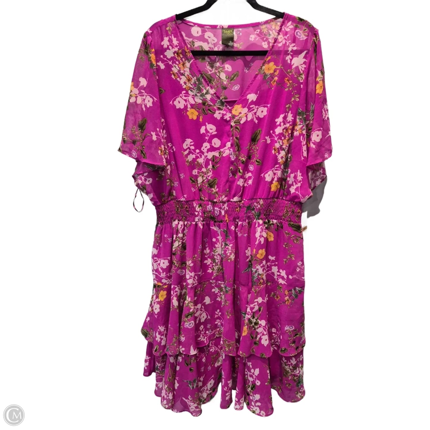 Dress Casual Maxi By Taylor In Floral Print, Size: 16