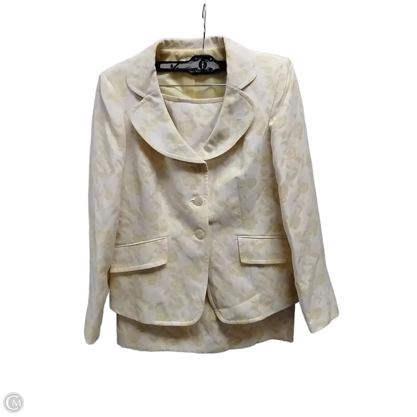 Dress Suit 2pc By Le Suit In Yellow, Size: 8p