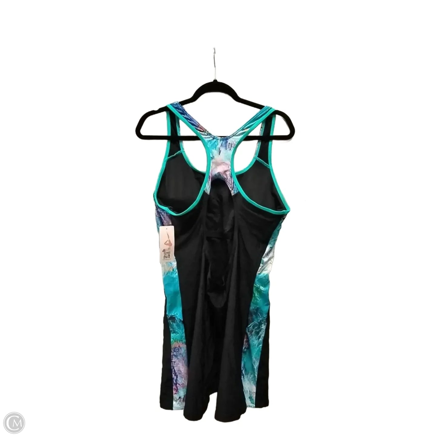 Swimsuit By Clothes Mentor In Black, Size: 3x
