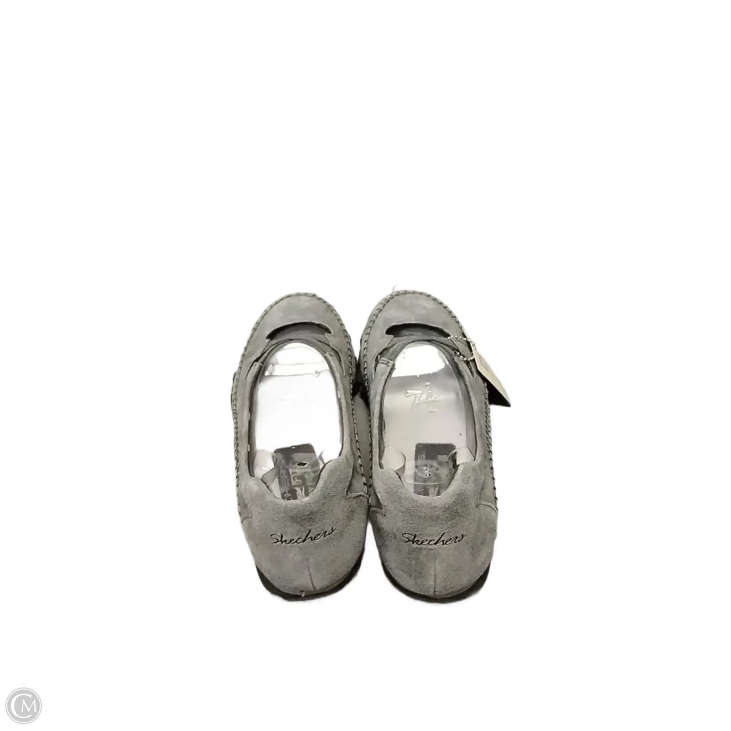 Shoes Flats By Skechers In Grey, Size: 7.5