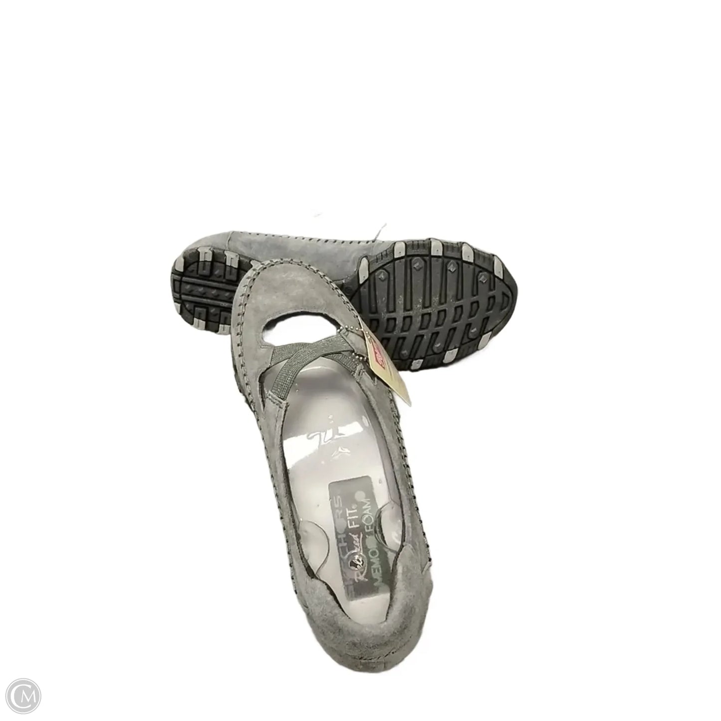 Shoes Flats By Skechers In Grey, Size: 7.5