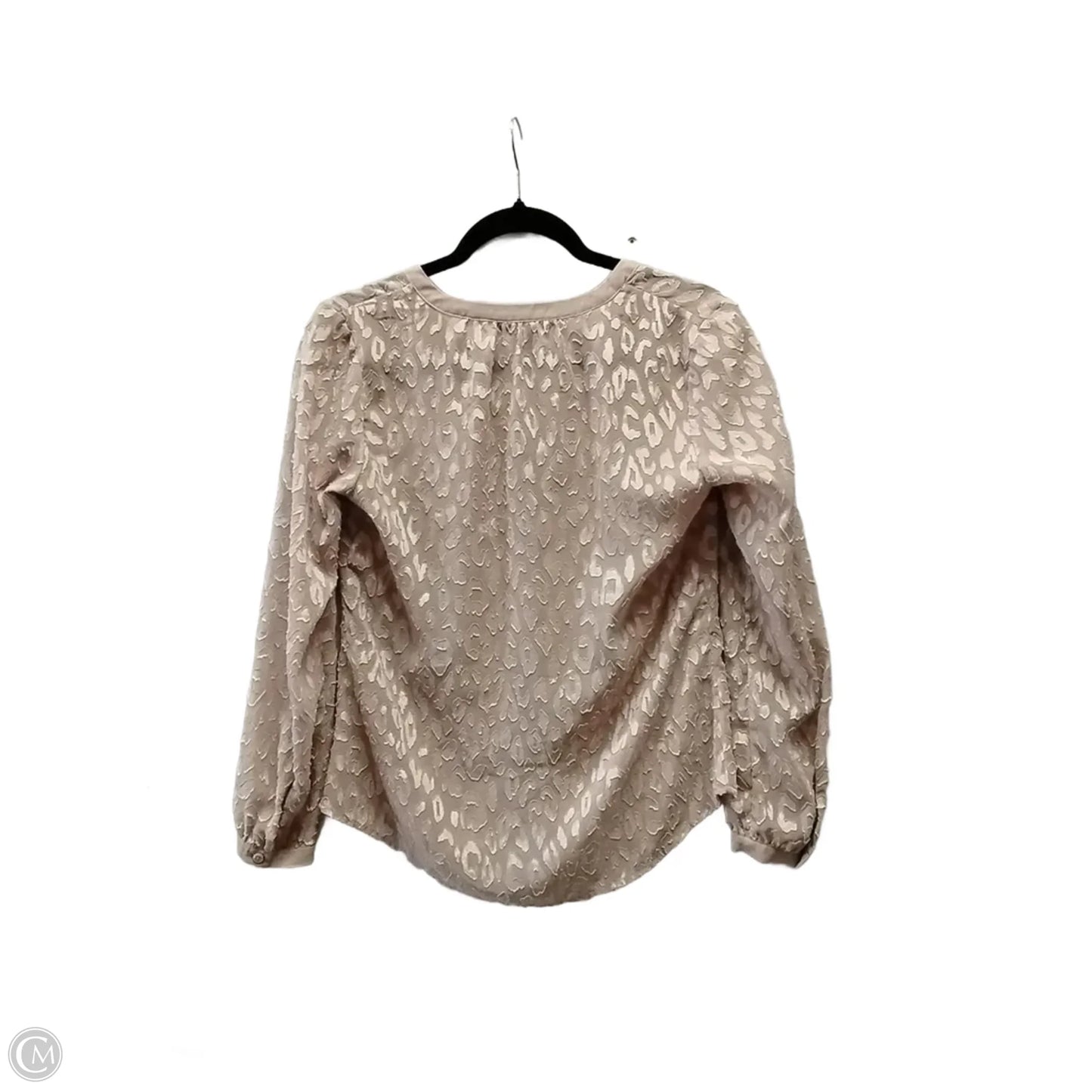 Top Long Sleeve By Banana Republic In Brown, Size: Xs