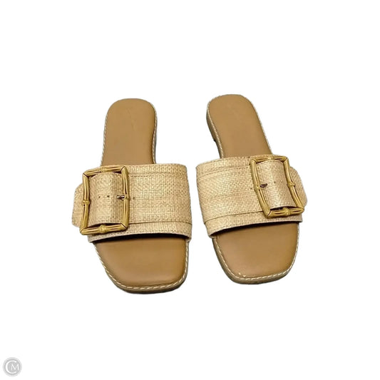 Sandals Flats By Universal Thread In Brown, Size: 7