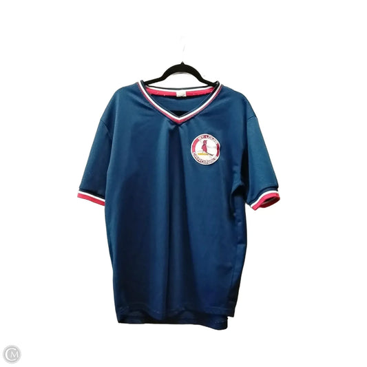 Top Short Sleeve By Clothes Mentor In Blue, Size: M