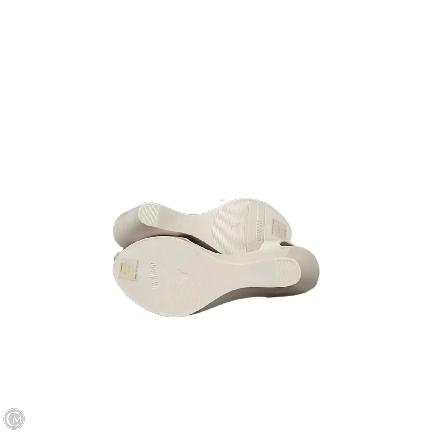Shoes Heels Wedge By Melissa Mccarthy In White, Size: 10