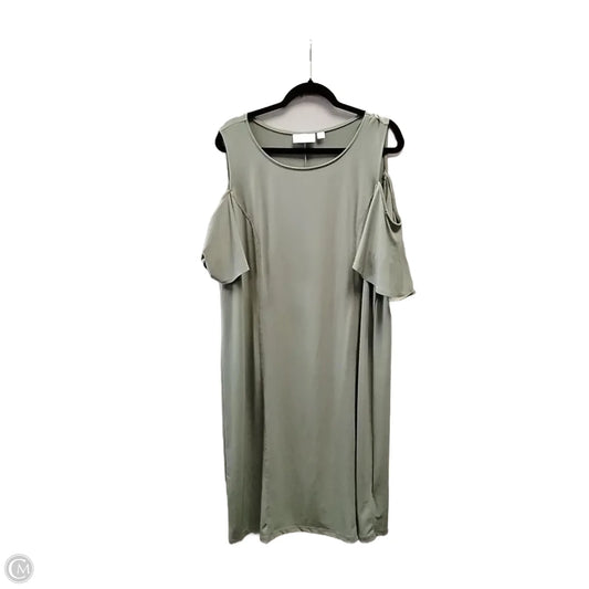 Dress Casual Midi By Clothes Mentor In Green, Size: Xl
