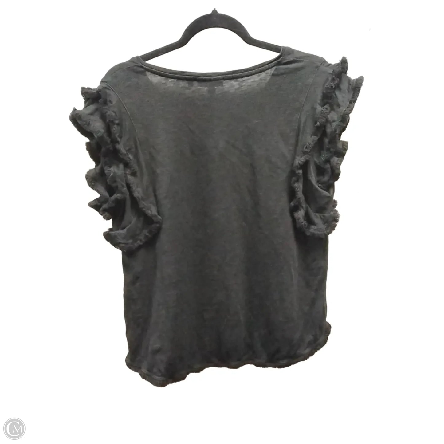 Top Short Sleeve By Chicos In Black, Size: Xl