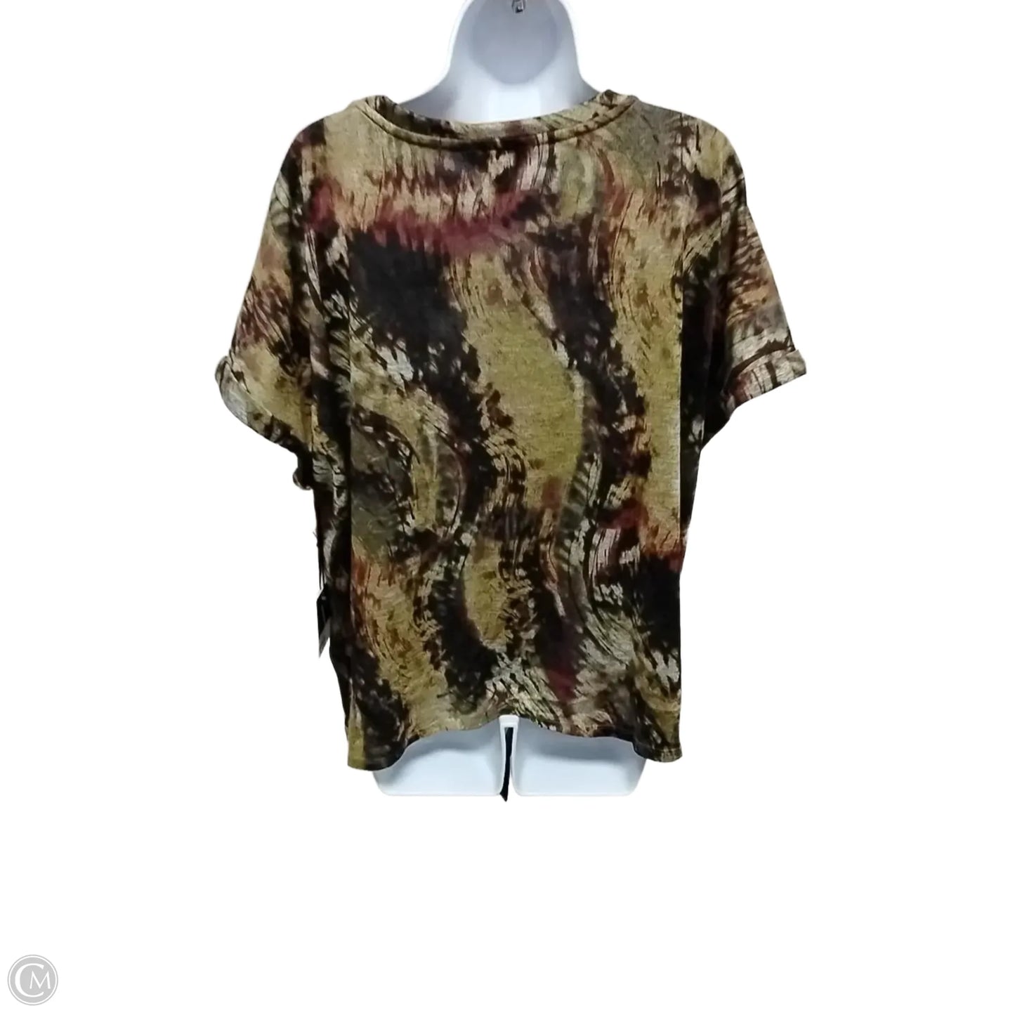 Blouse Long Sleeve By Simply Vera In Multi-colored, Size: Xxl