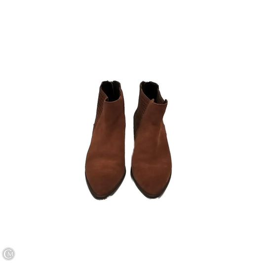 Boots Ankle Heels By Cole-haan In Brown, Size: 7