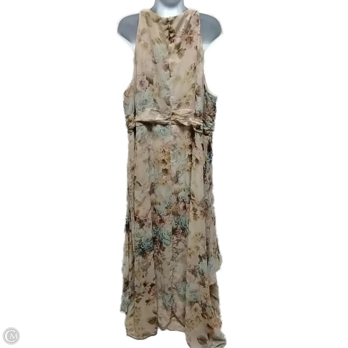 Dress Casual Maxi By R And M Richards In Floral Print, Size: 22