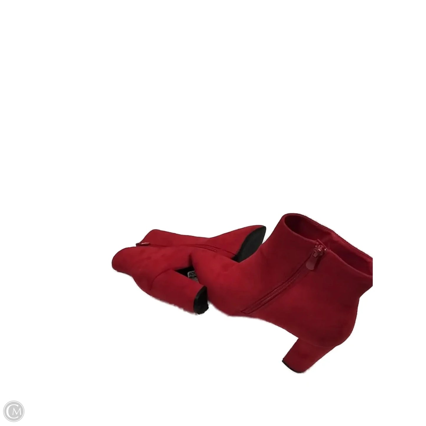 Boots Ankle Heels By Cmf In Red, Size: 8