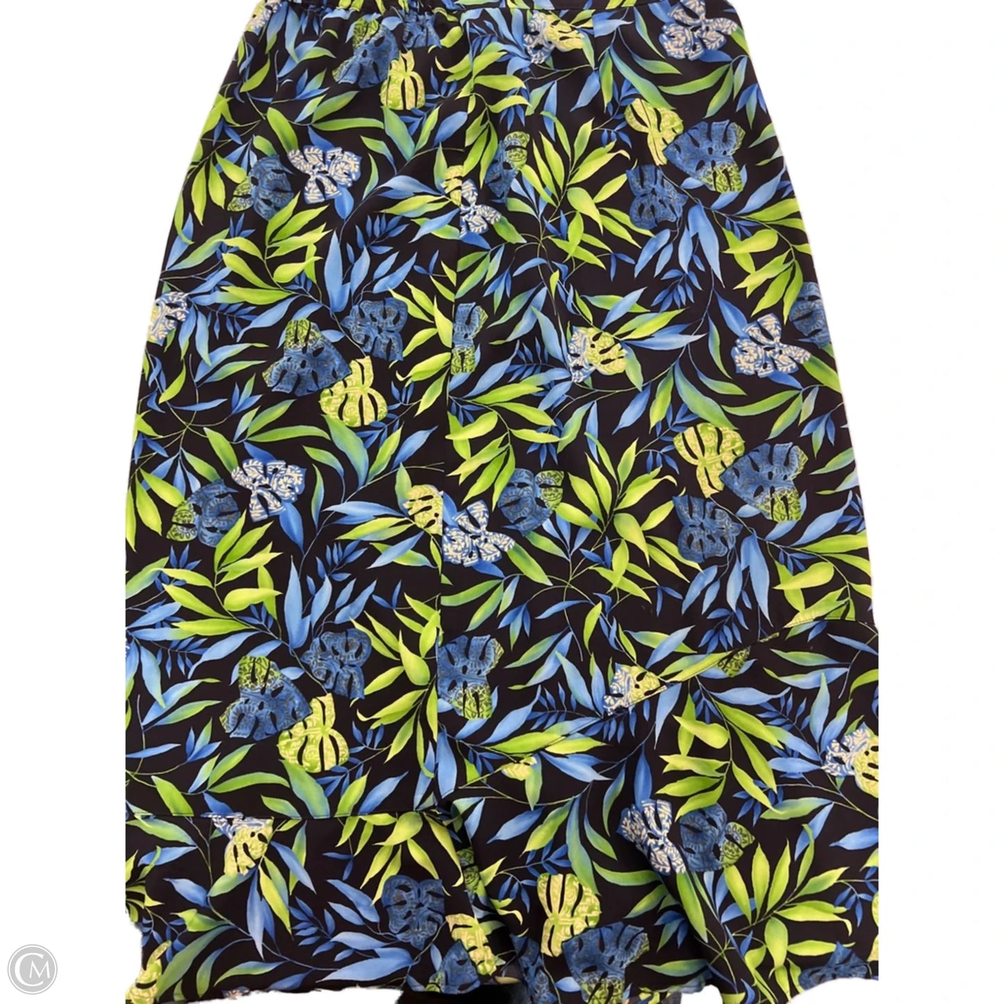 Skirt Maxi By Sag Harbor In Blue & Green, Size: 18