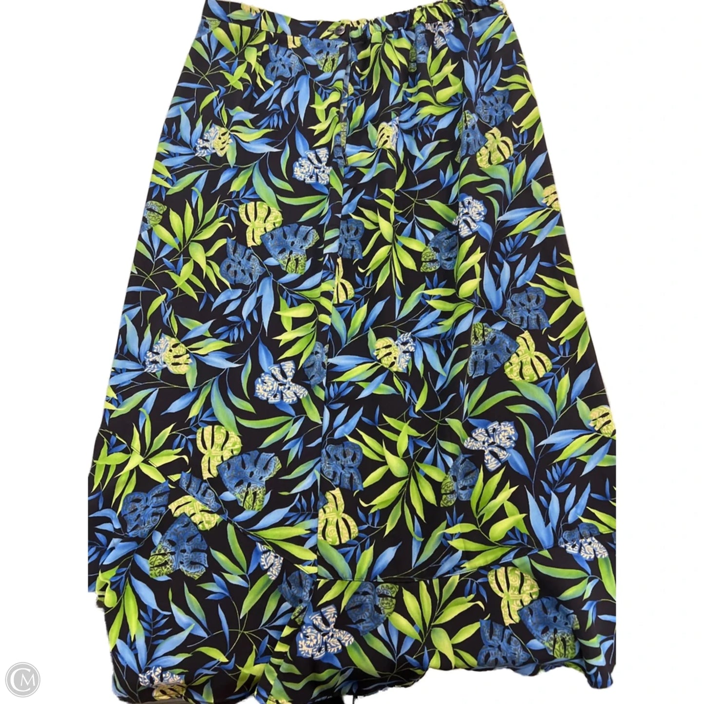 Skirt Maxi By Sag Harbor In Blue & Green, Size: 18