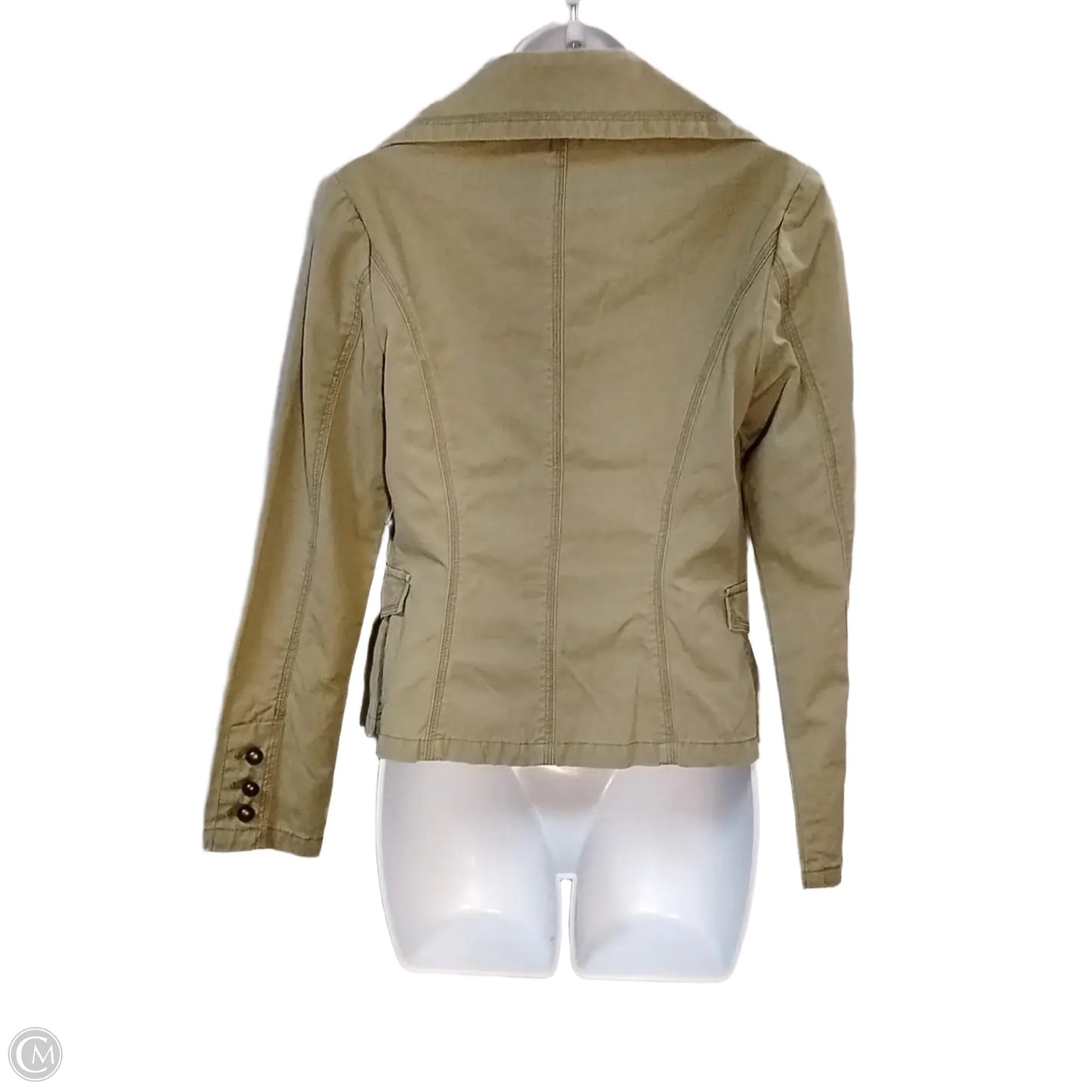 Jacket Denim By Aziz In Green, Size: M