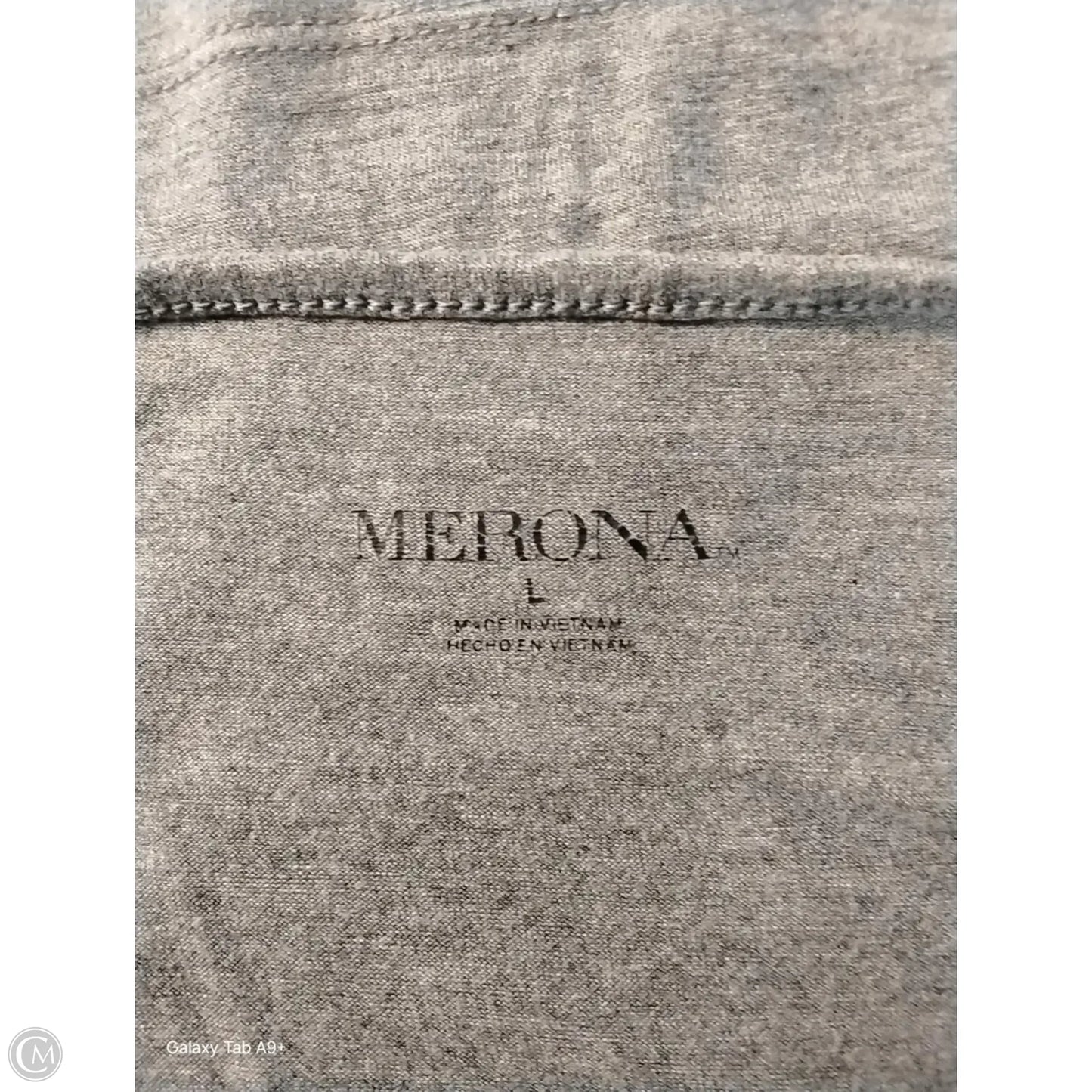 Top Cami By Merona In Grey, Size: L